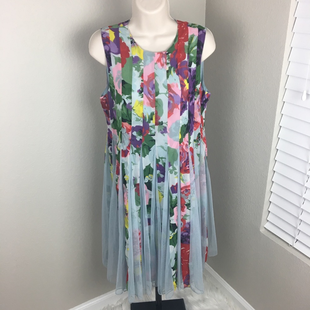 Asos size 4 small Pleated tulle A line dress